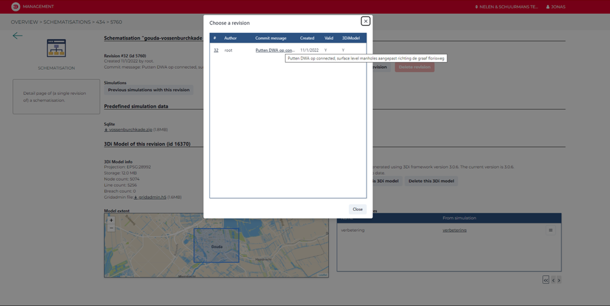 You can now see the commit message when hovering.